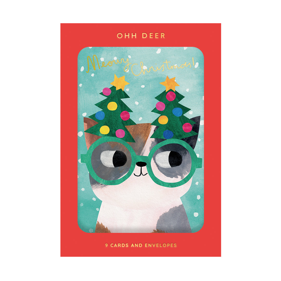 Cats In Hats Christmas Card Pack (9729)