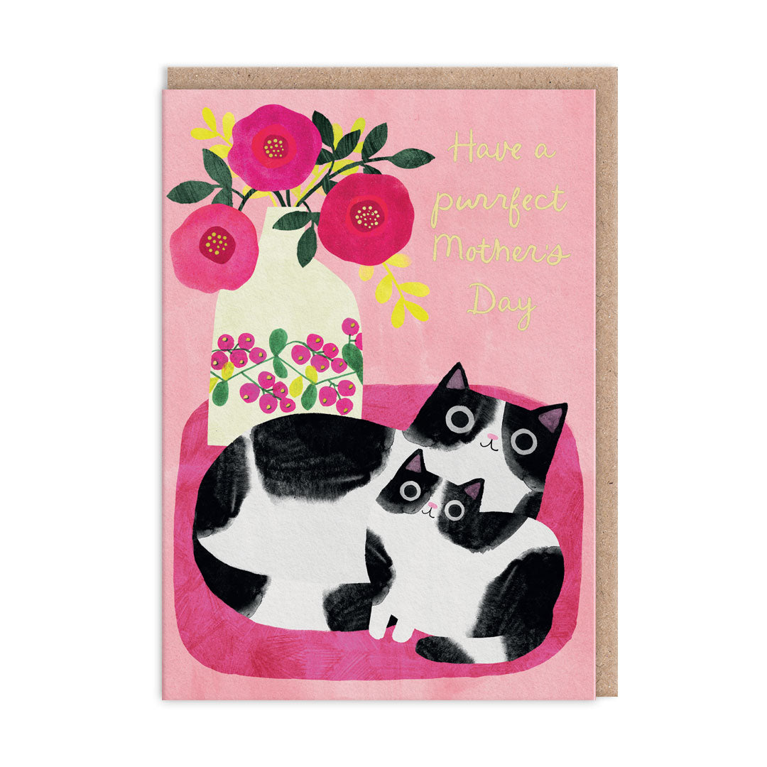 Happy Mothers Day Cats Greeting Card (12643)