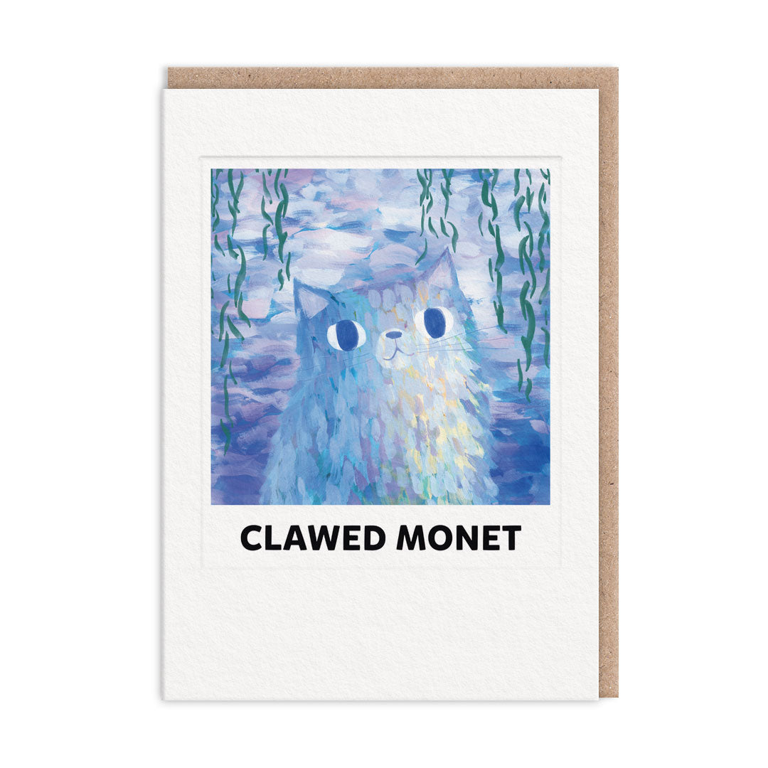 Clawed Monet Greeting Card (7x5) (13359)