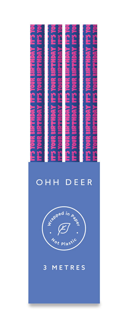 It's Your Birthday Single Roll Wrap (12502)