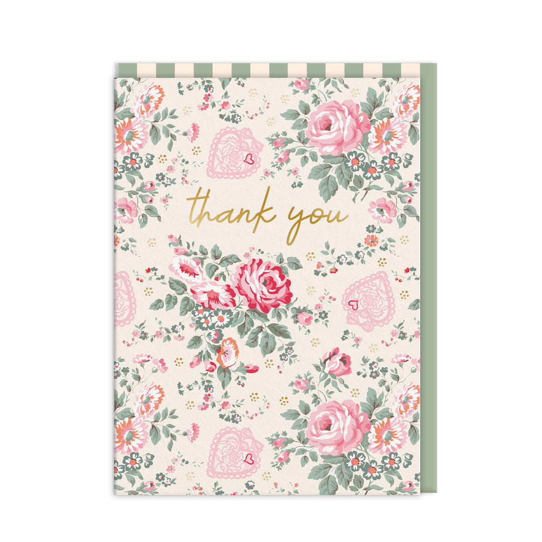 Hackney Rose Mini Greeting Card (Pack of 6) (13922)