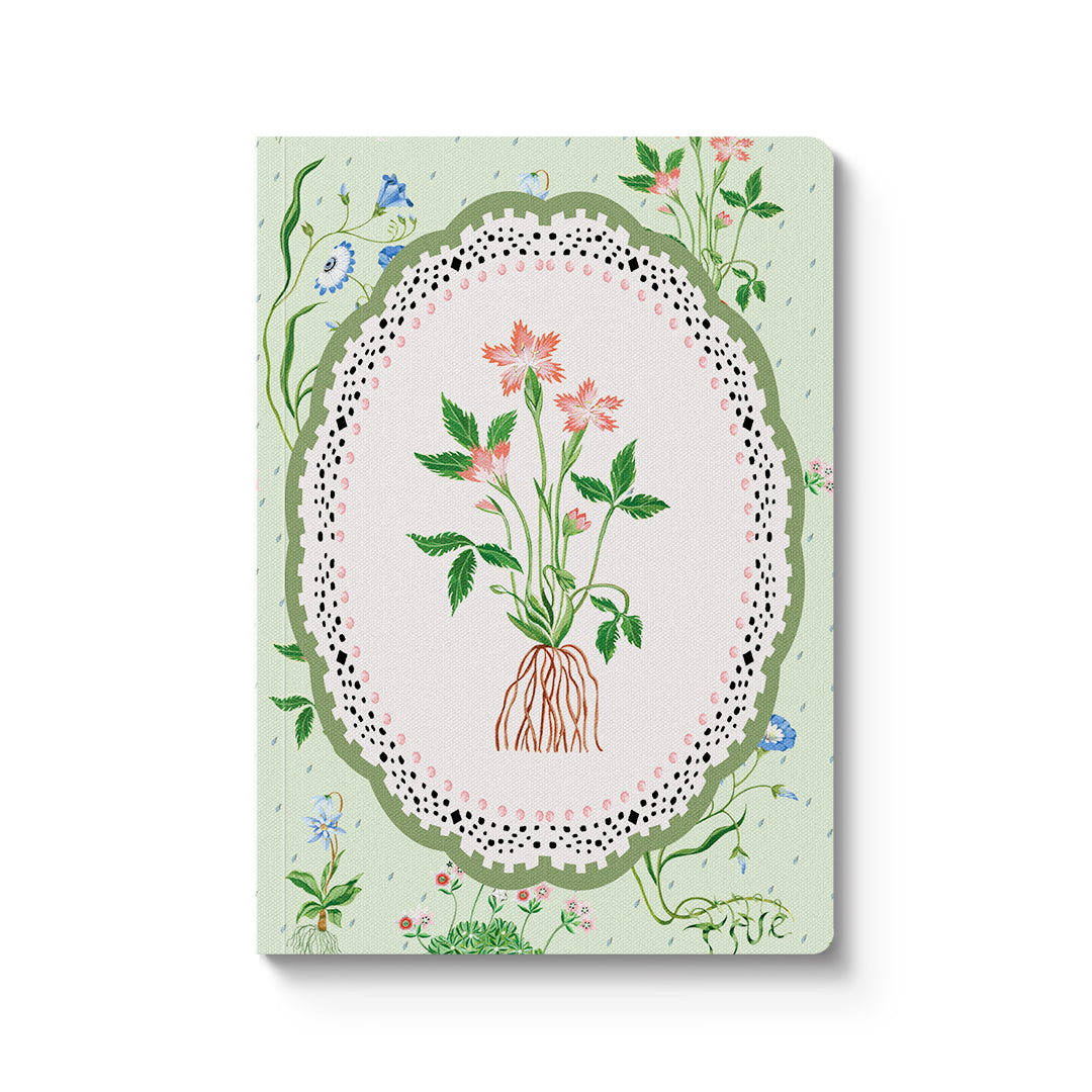 Green Roots Vignette Premium Paperback Notebook (A6) (13166)