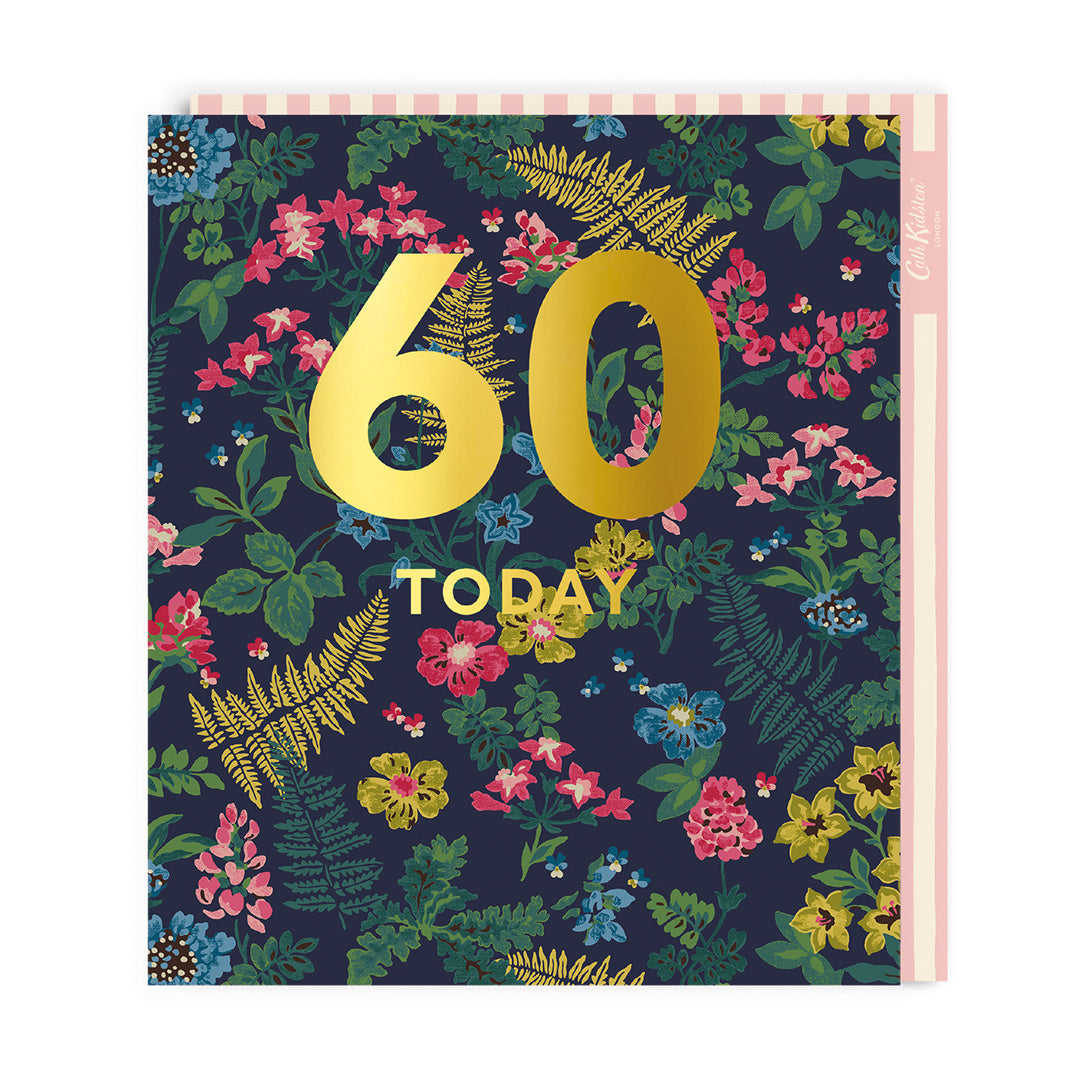 Cath Kidston Large 60th Birthday Greeting Card