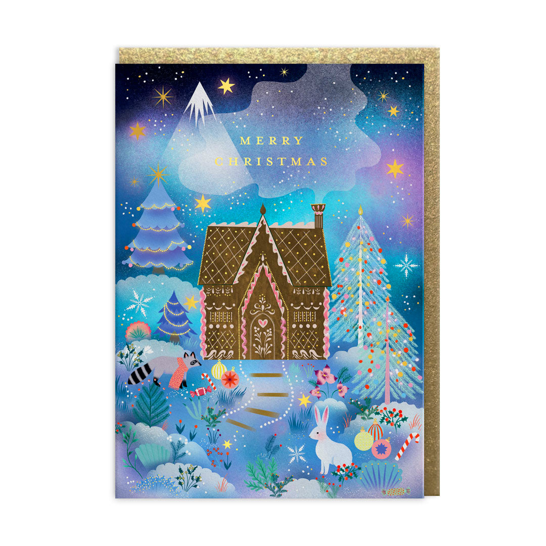 Christmas Gingerbread House Greeting Card (13476)