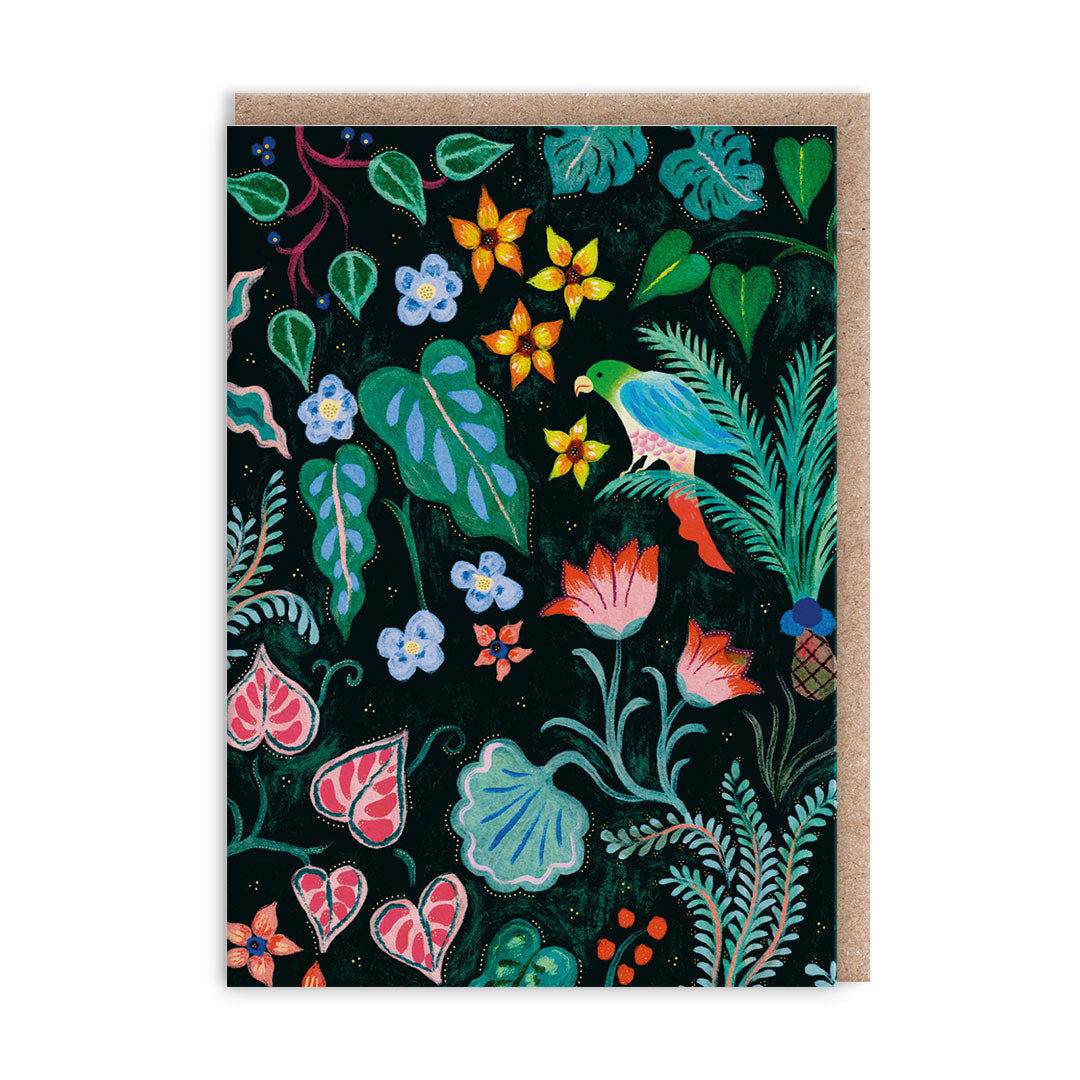 Tropical Bird Mini Greeting Card (14022)