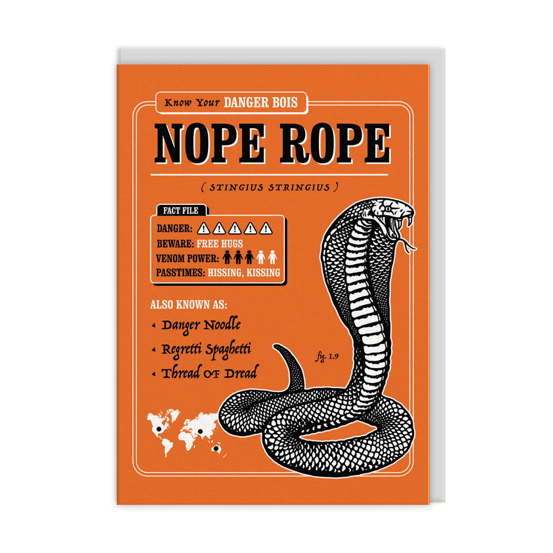 Nope Rope Greeting Card (12425)