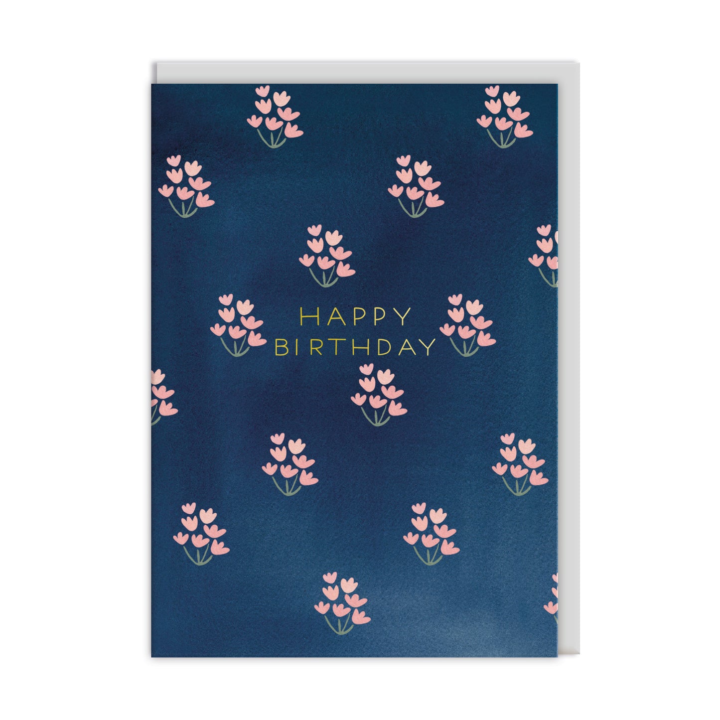 Dainty Block Print Greeting Card (12780)