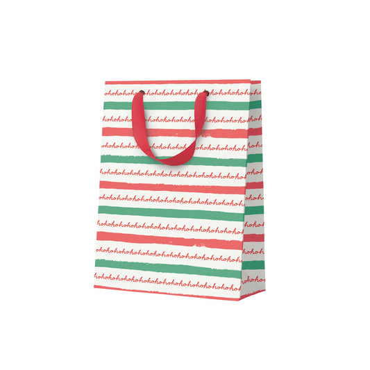 Ho Ho Ho Stripe Small Gift Bag (12269)