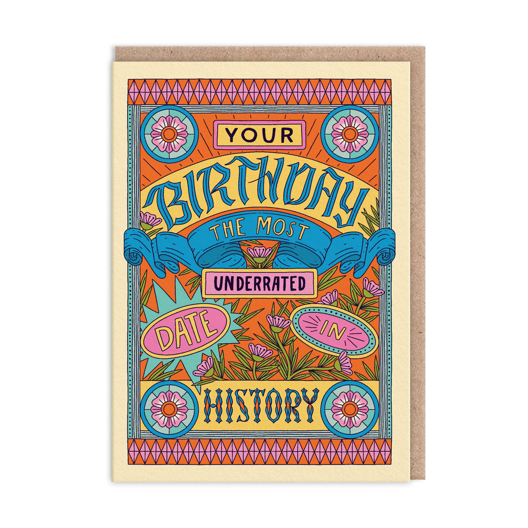 Underrated Date Greeting Card (13347)