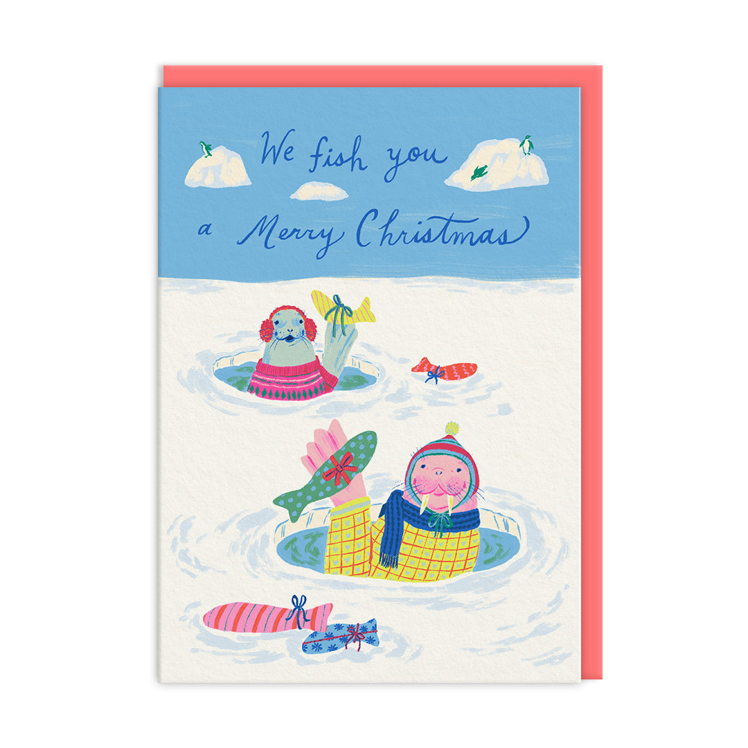 Christmas Critters Pack of 9 Greeting Cards (11566)