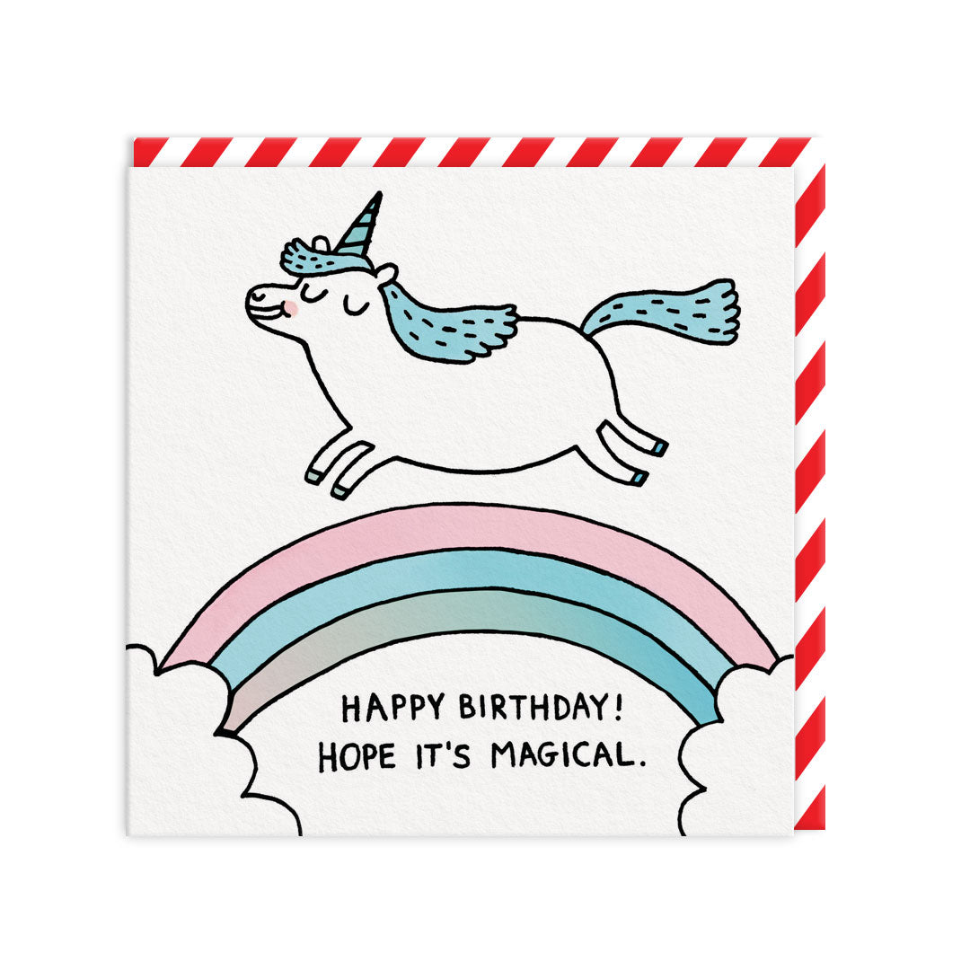Magical Birthday Square Greeting Card (925)