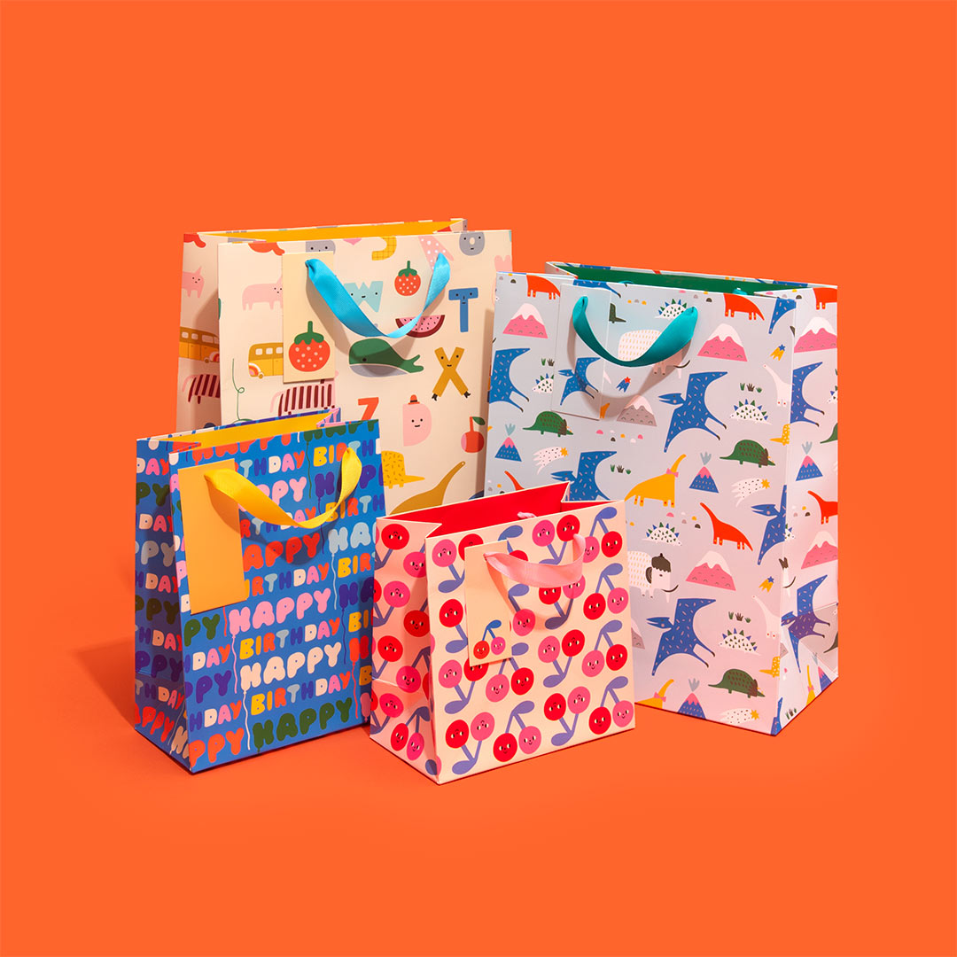 Happy Birthday Repeat Medium Gift Bag (12092)