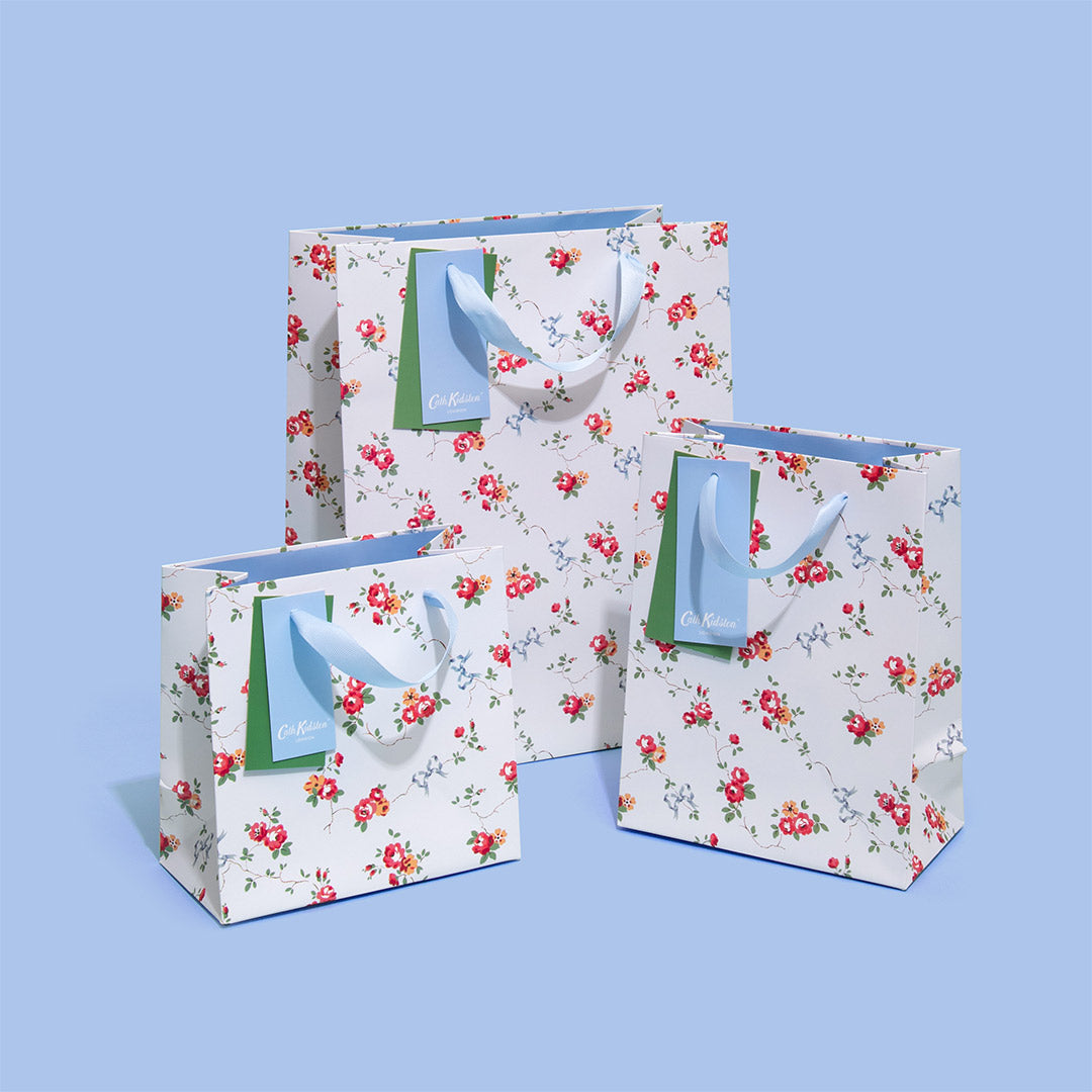 Rose and Bows Small Gift Bag (13265)
