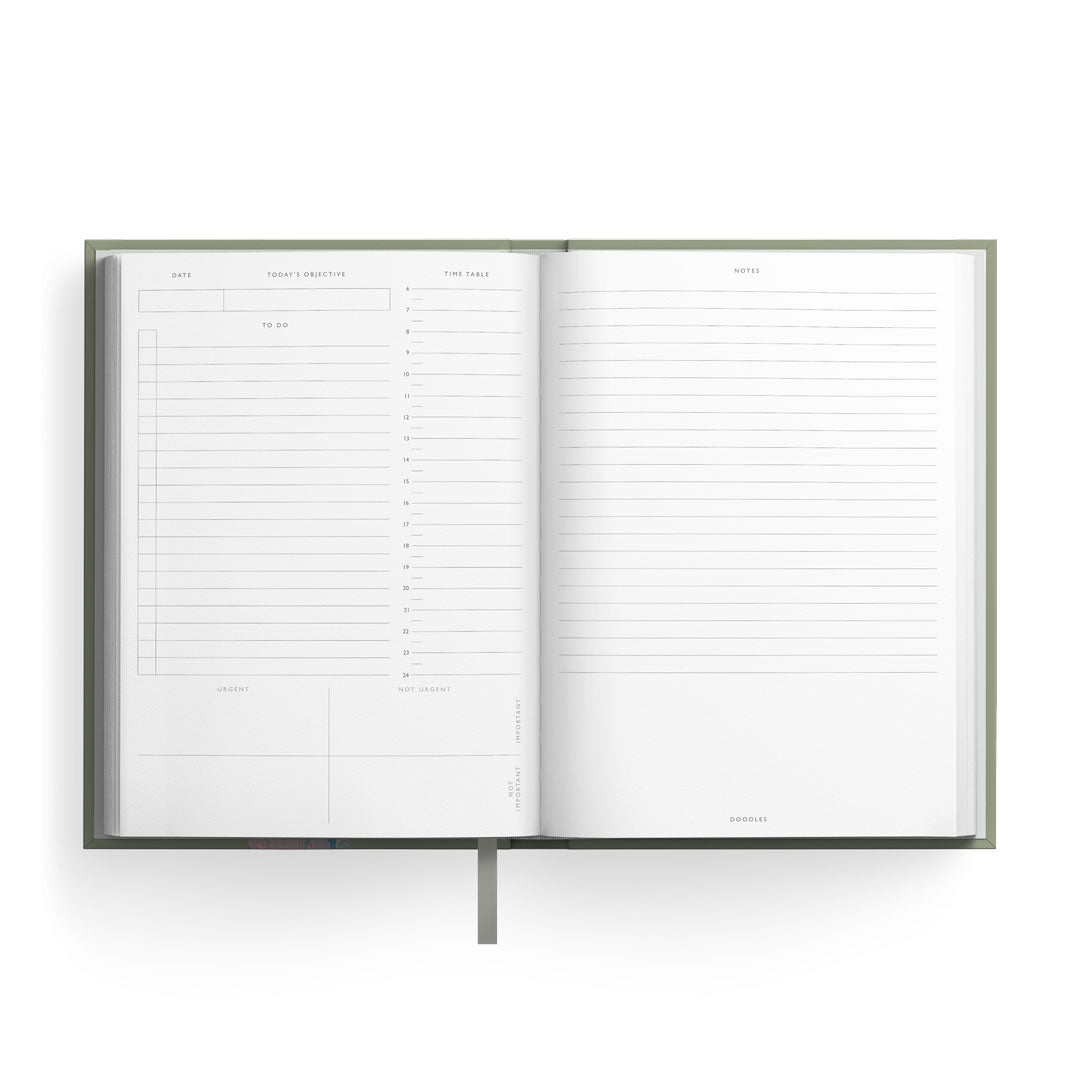 Dark Ultramarine Daily Planner (A5)(5786)