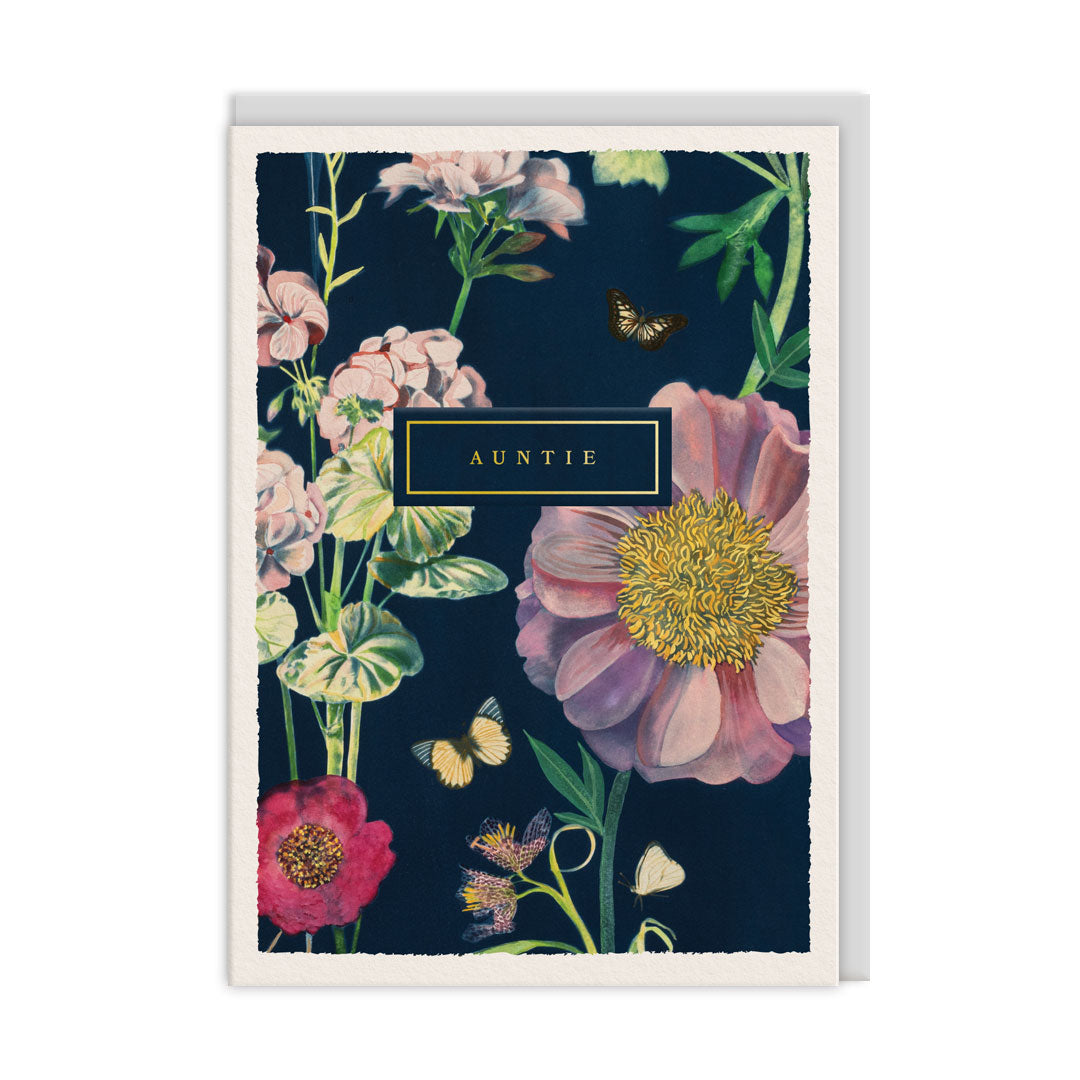 Auntie Botanical Greeting Card (13462)