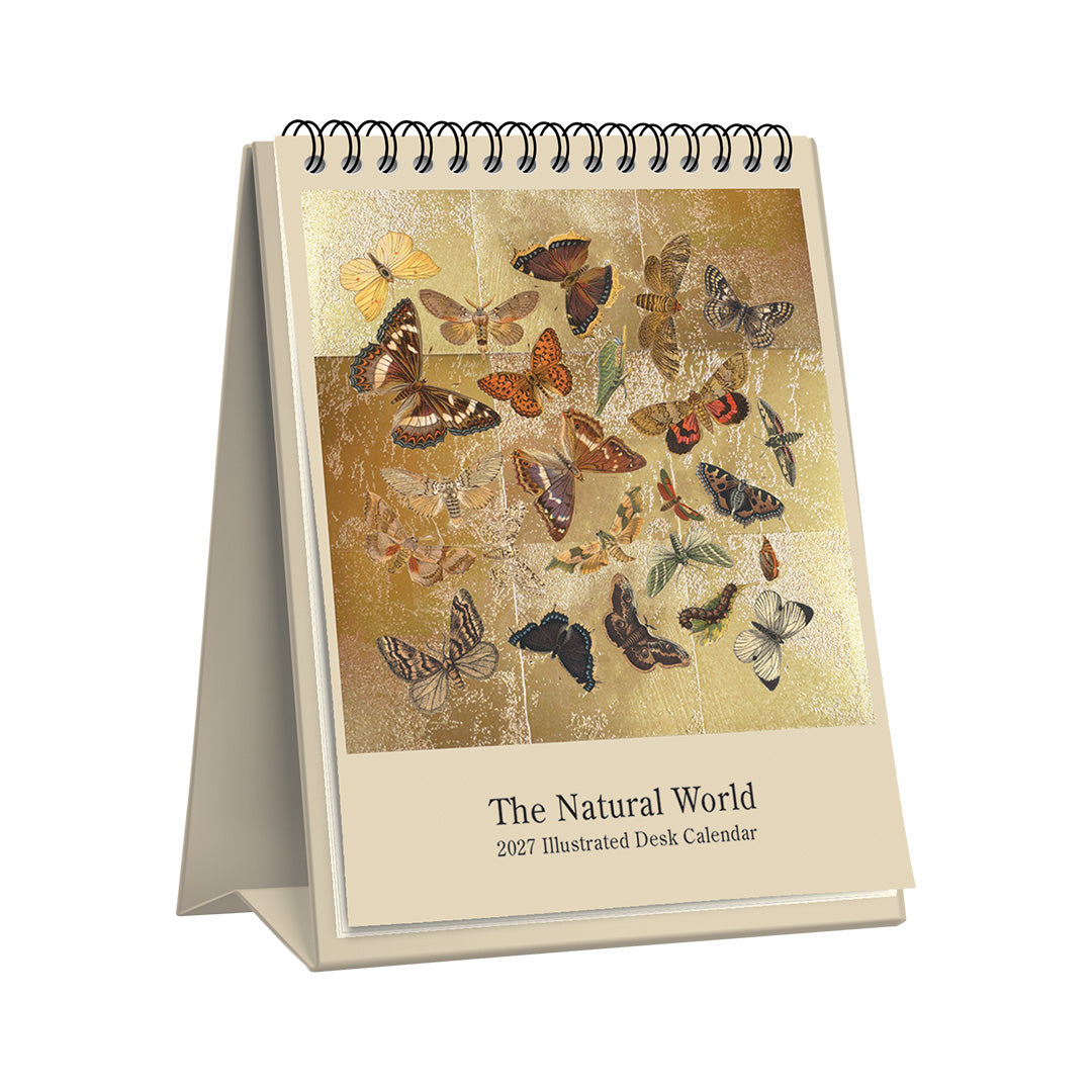 Natural World Gold Leaf Desk Calendar (13738)