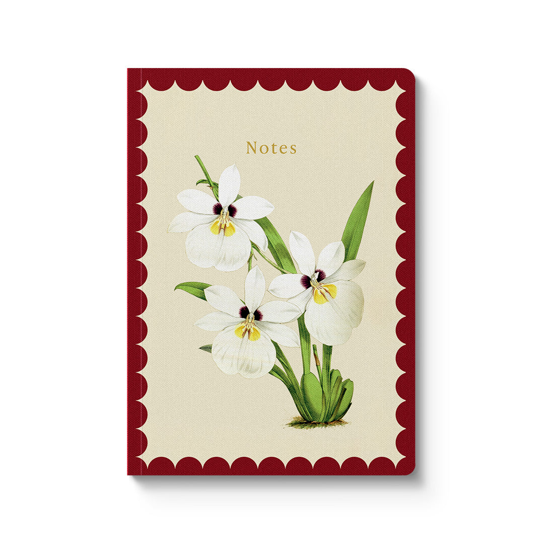 White Orchid Premium Paperback Notebook (A5) (12904)