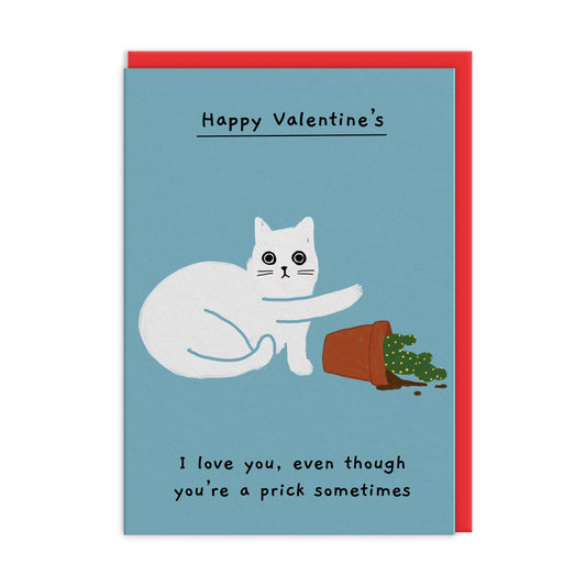 I Love You Even Though You're A Prick Sometimes Greeting Card (6260)