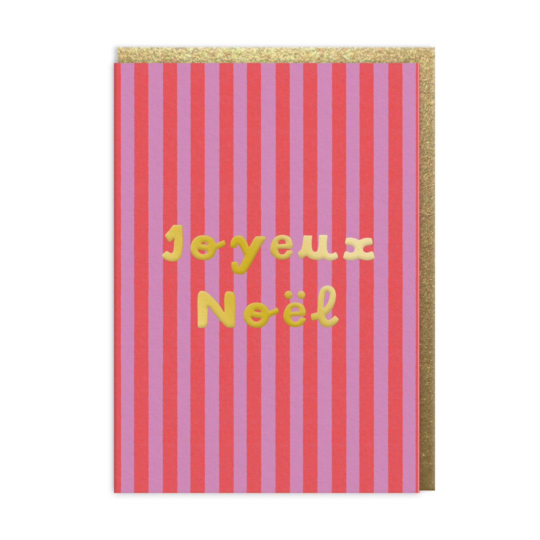 Joyeux Noel Greeting Card (12760)