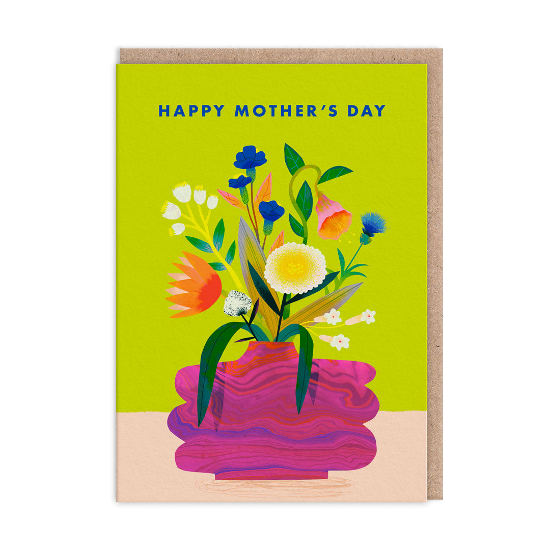 Happy Mother's Day Vase Greeting Card (12572)