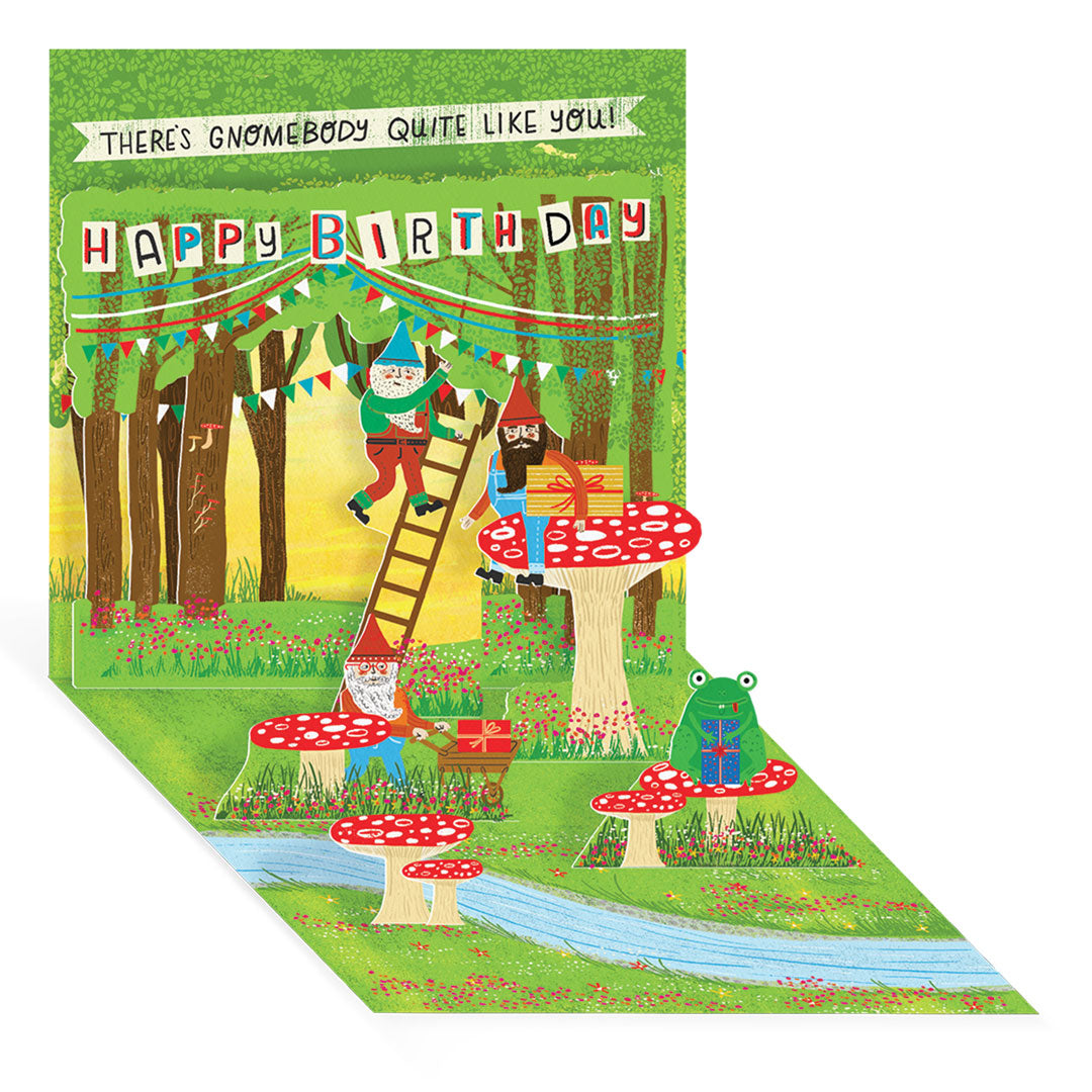 Gnome Forest Pop-up Greeting Card (14014)