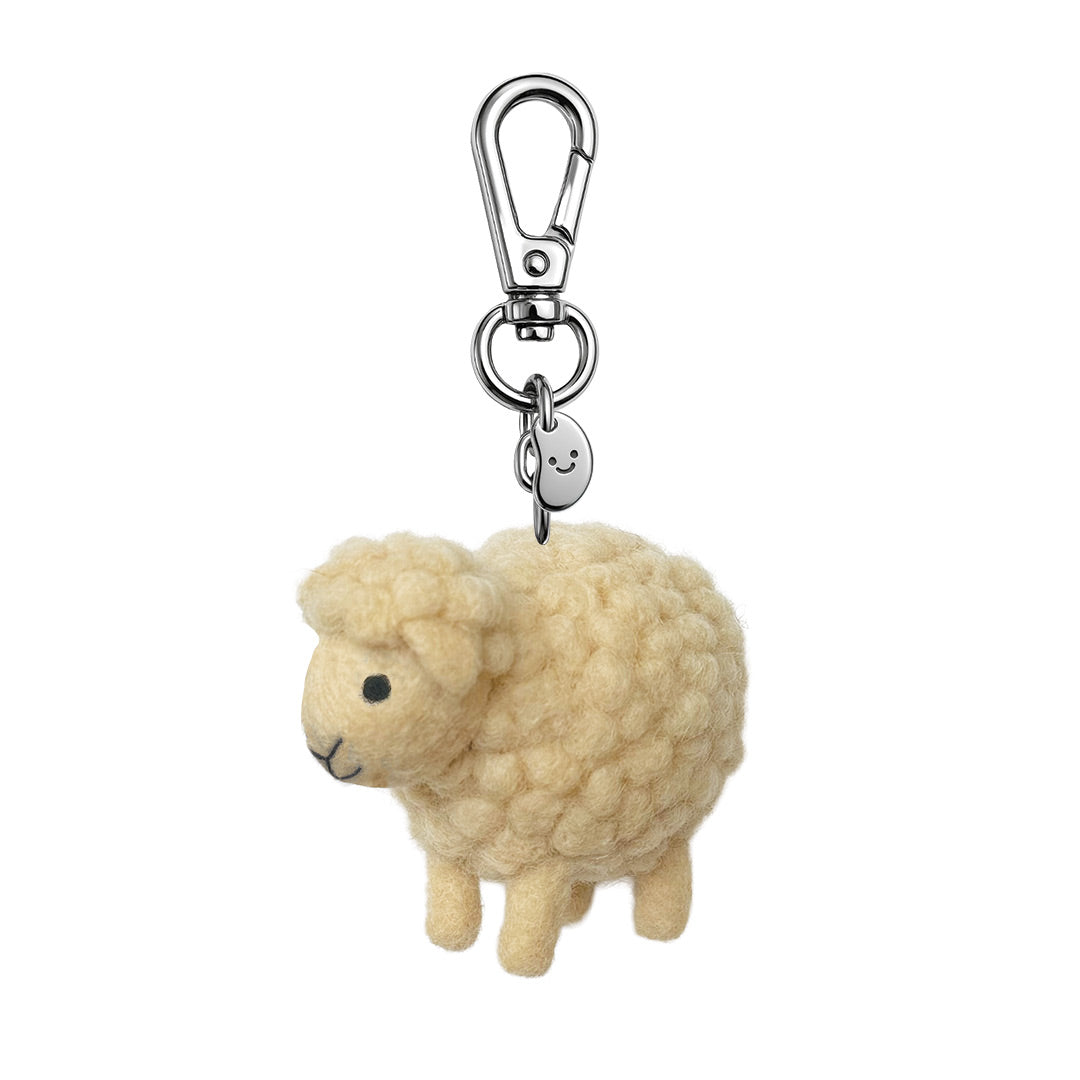 Selma The Sheep Felt Keychain (14604)