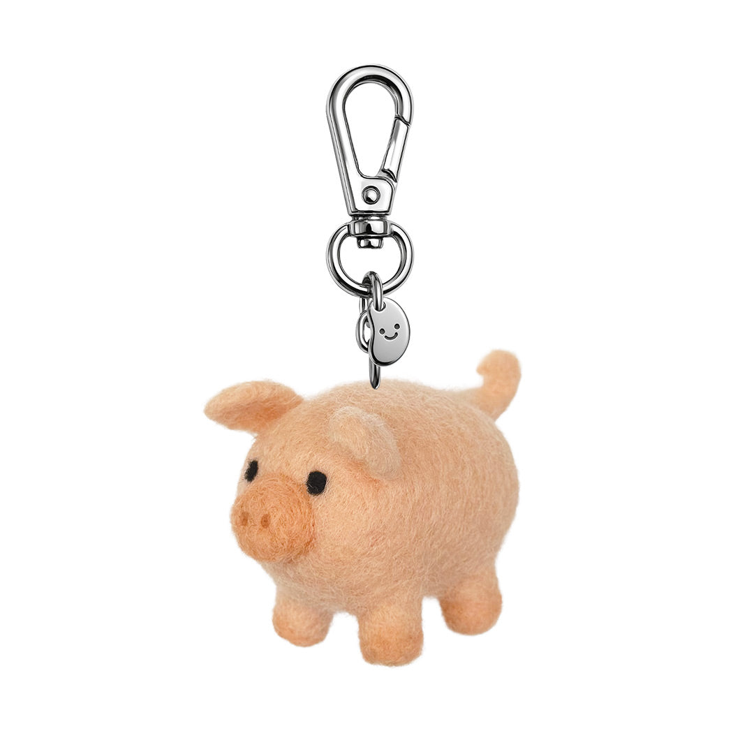 Penelope The Pig Felt Keychain (14605)