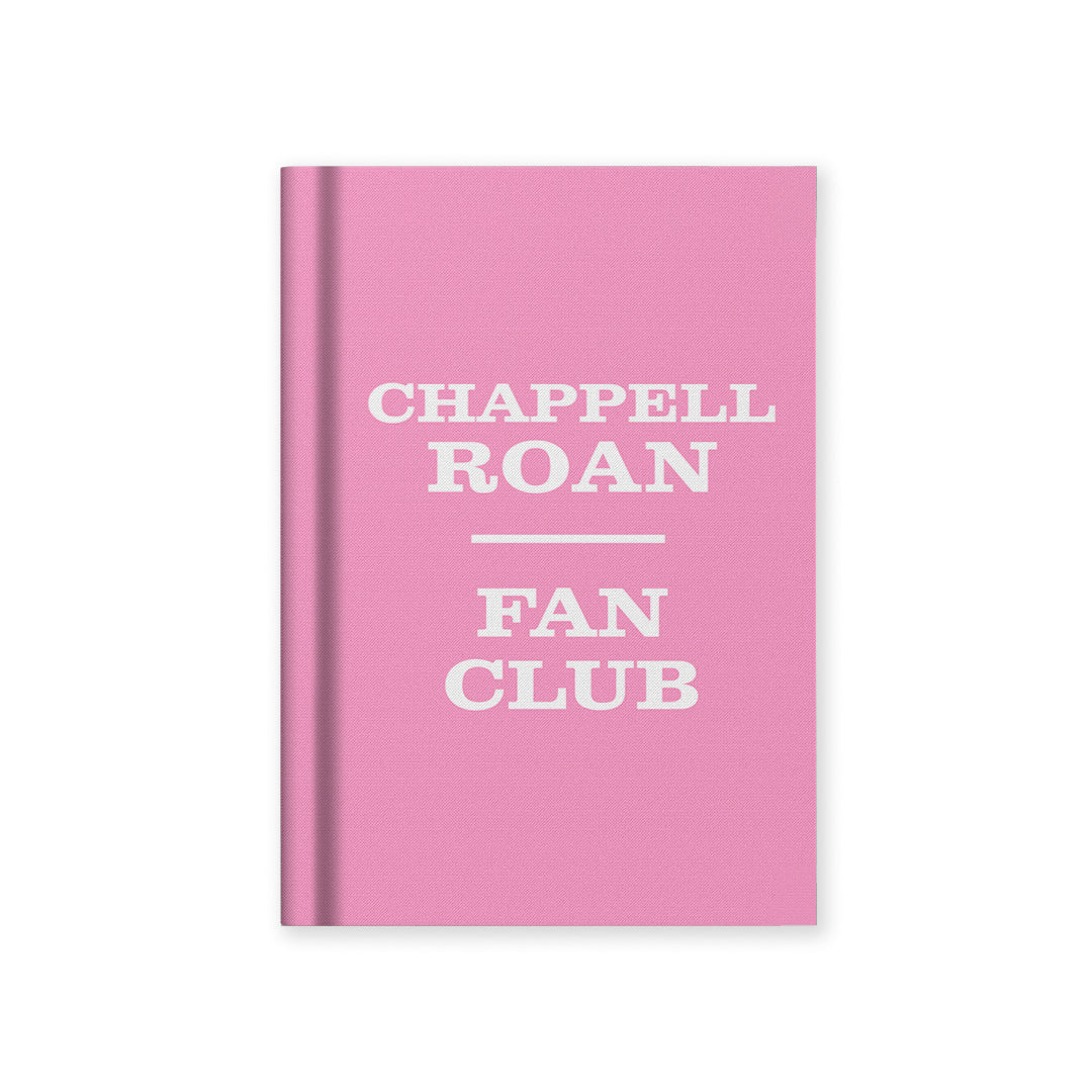 Chappell Roan Fan Club Fabric Hardback Notebook (A7) (13481)