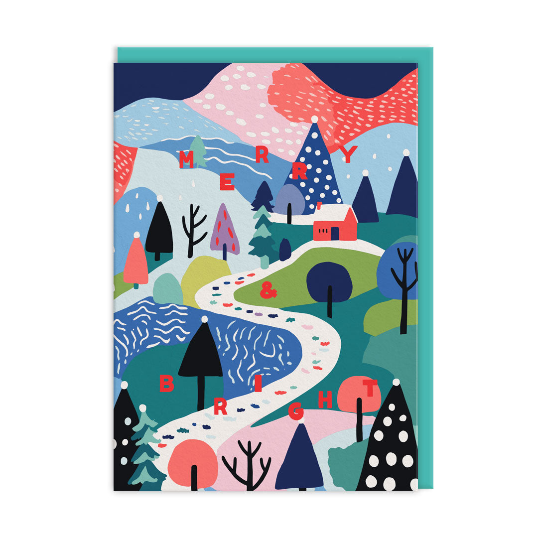 Scandi Town x 3 Designs Packs of 9 Christmas Cards (11577)