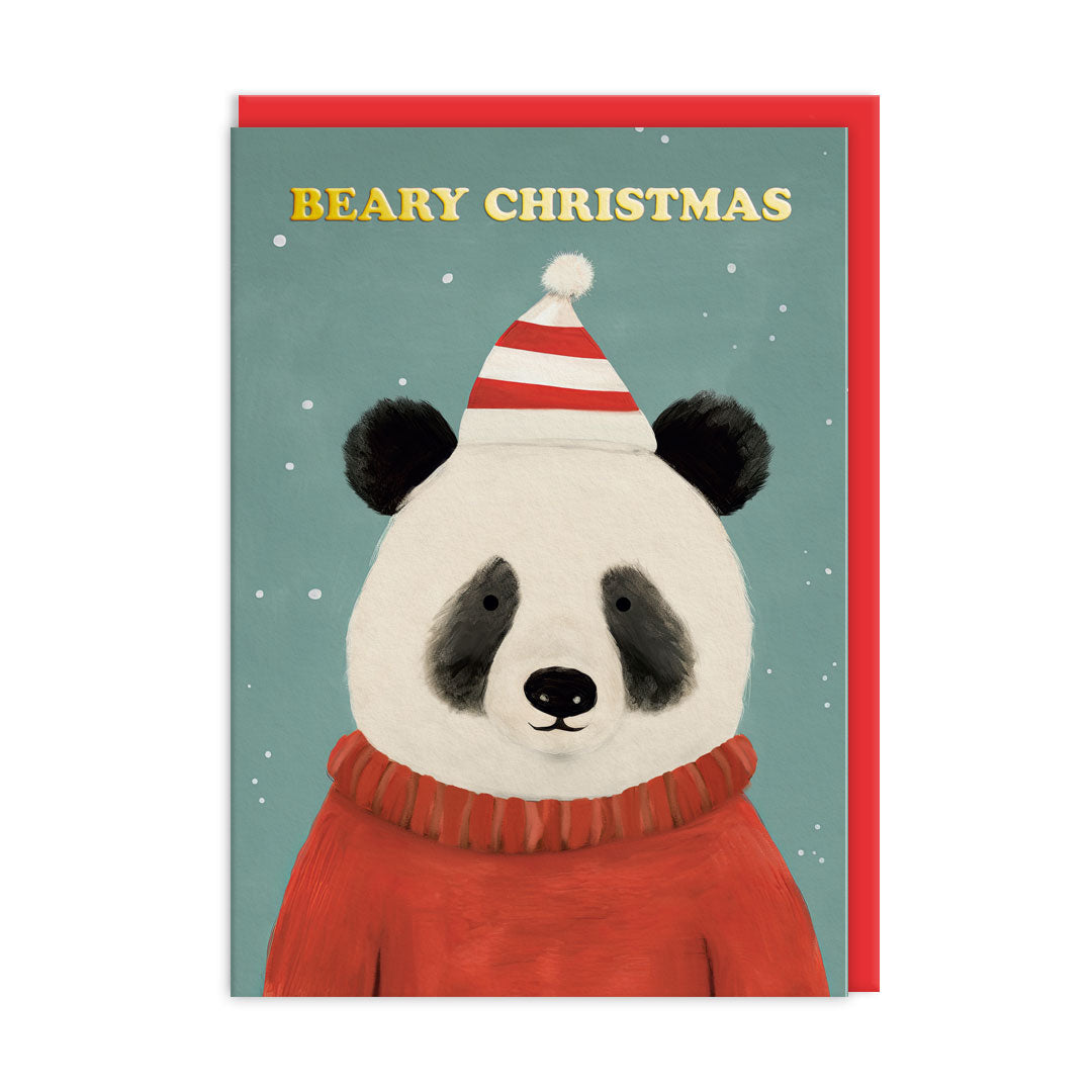 Festive Bears x 3 Designs Packs of 9 Christmas Cards (11582)