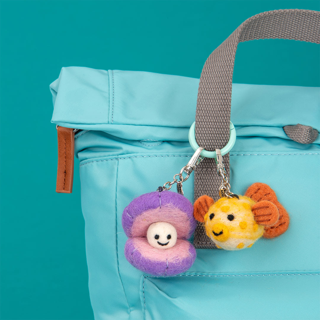 Parker The Pufferfish Felt Keychain (13954)