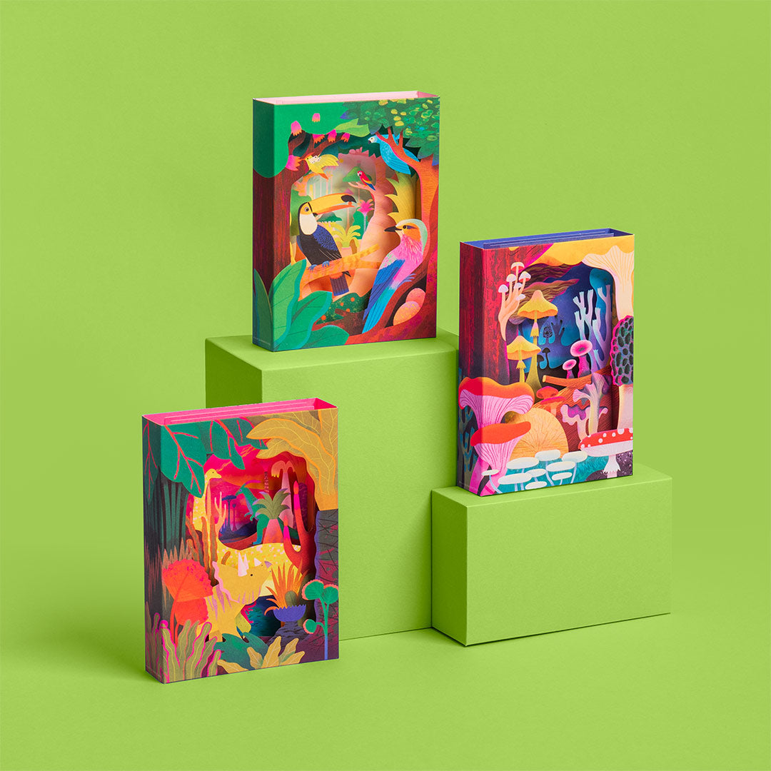 Birds Of The Amazon 3D Greeting Card (12099)