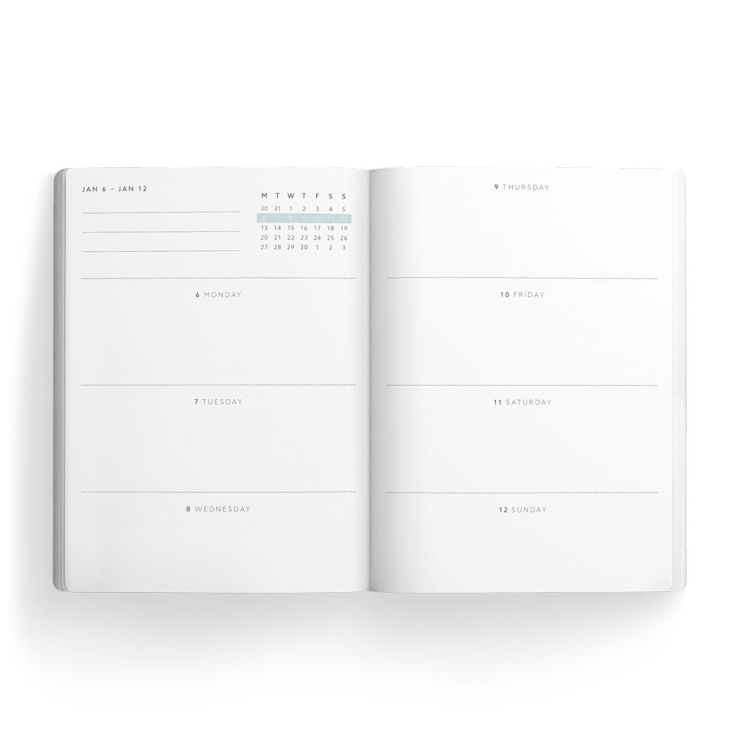 Neon Floral Coral Jungle Premium Paperback Diary (A6) (12663)