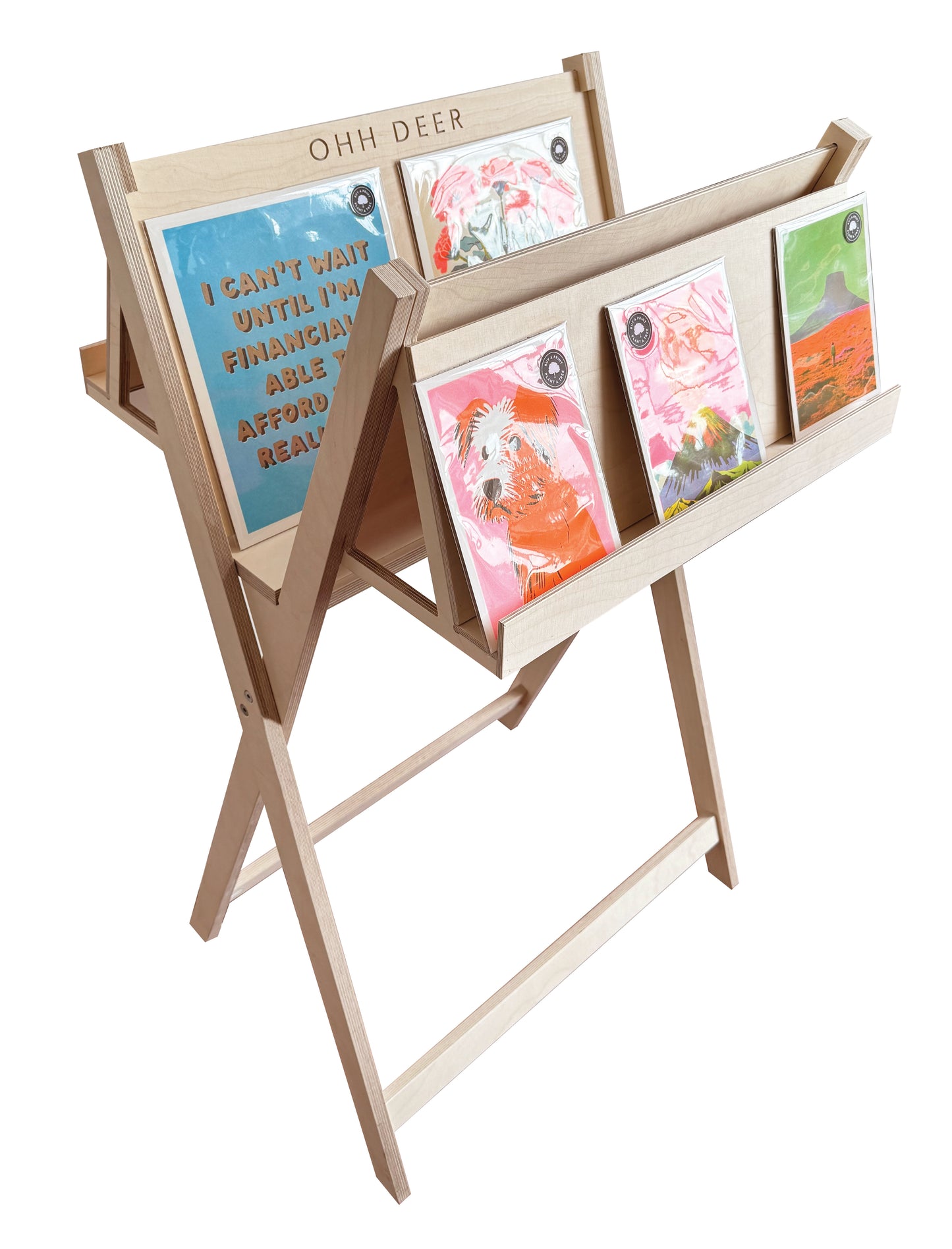 Art Print Rack Display (Stocked)