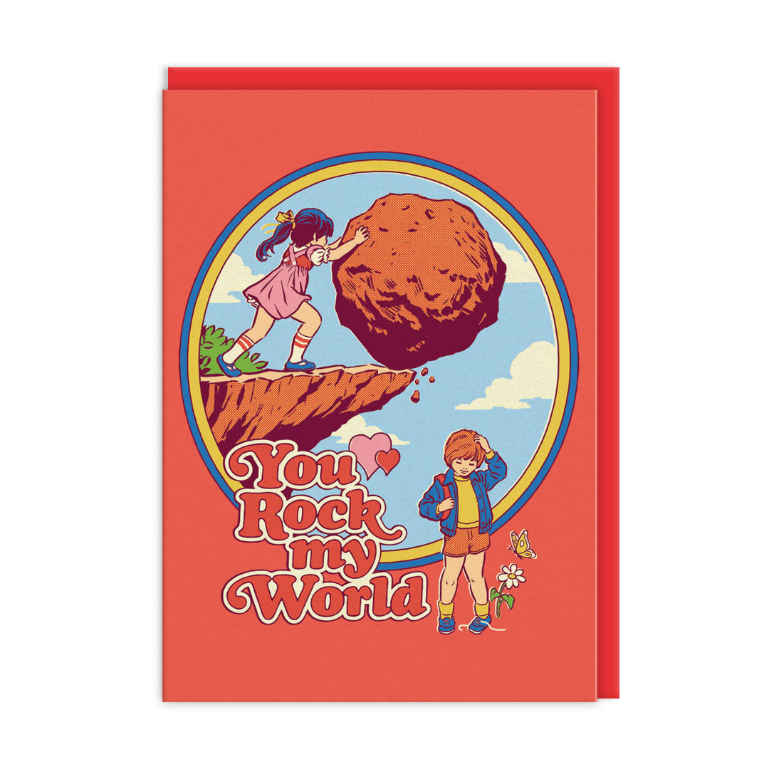 You Rock My World Greeting Card (12570)