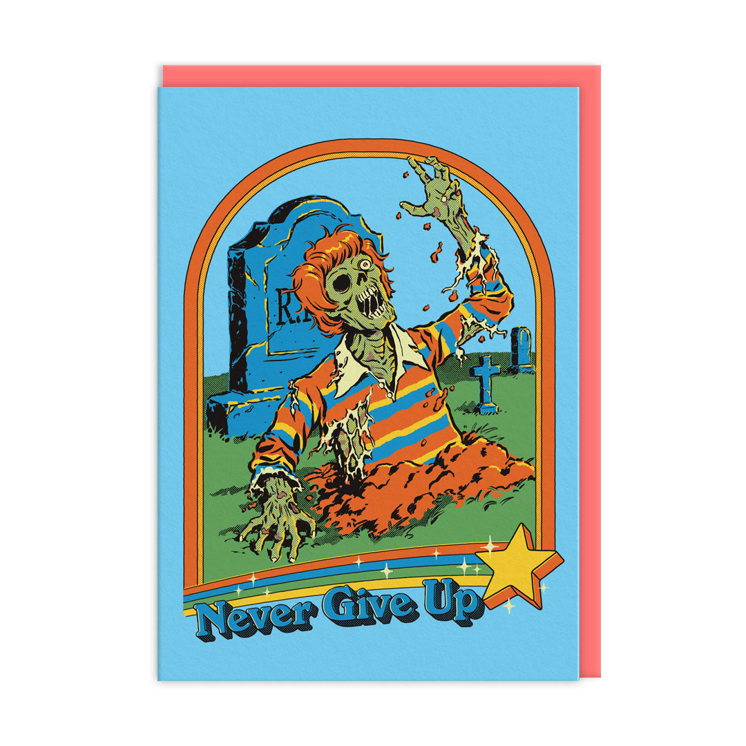 Never Give Up Greeting Card (13337)