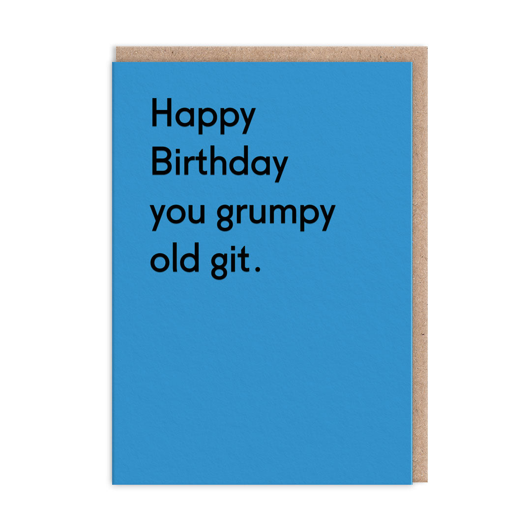 Grumpy Old Git Birthday Card (4063)
