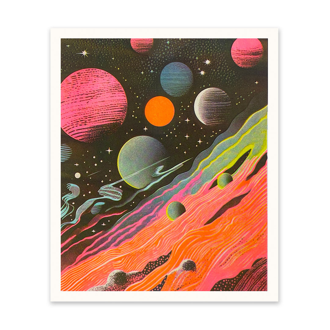 Space 1 Riso Print (10x12) (10978)