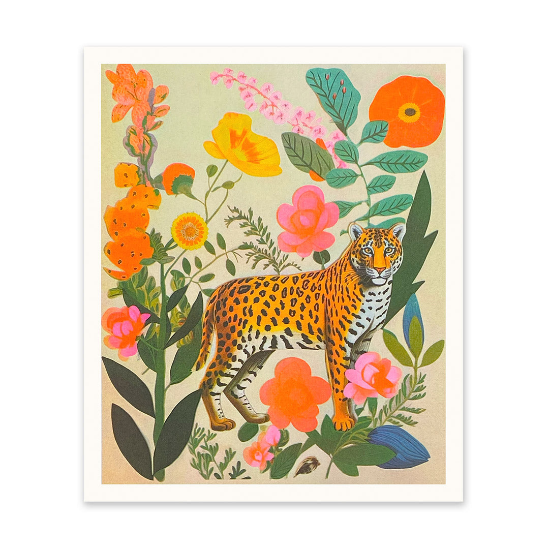 Leopard Collage Riso Print (10x12) (11006)