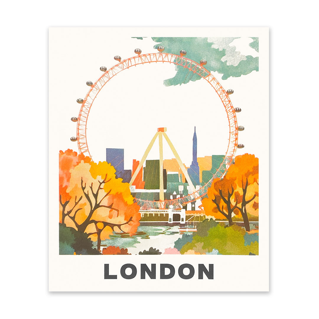 London Eye Riso Print (12x10)(11114)