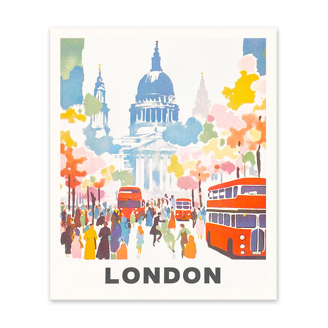 St Paul's Cathedral 4 Riso Print (10x12) (11121)