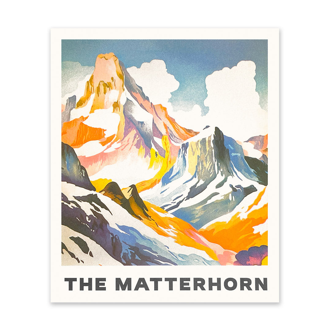 The Matterhorn Riso Print (12x10)(11209)