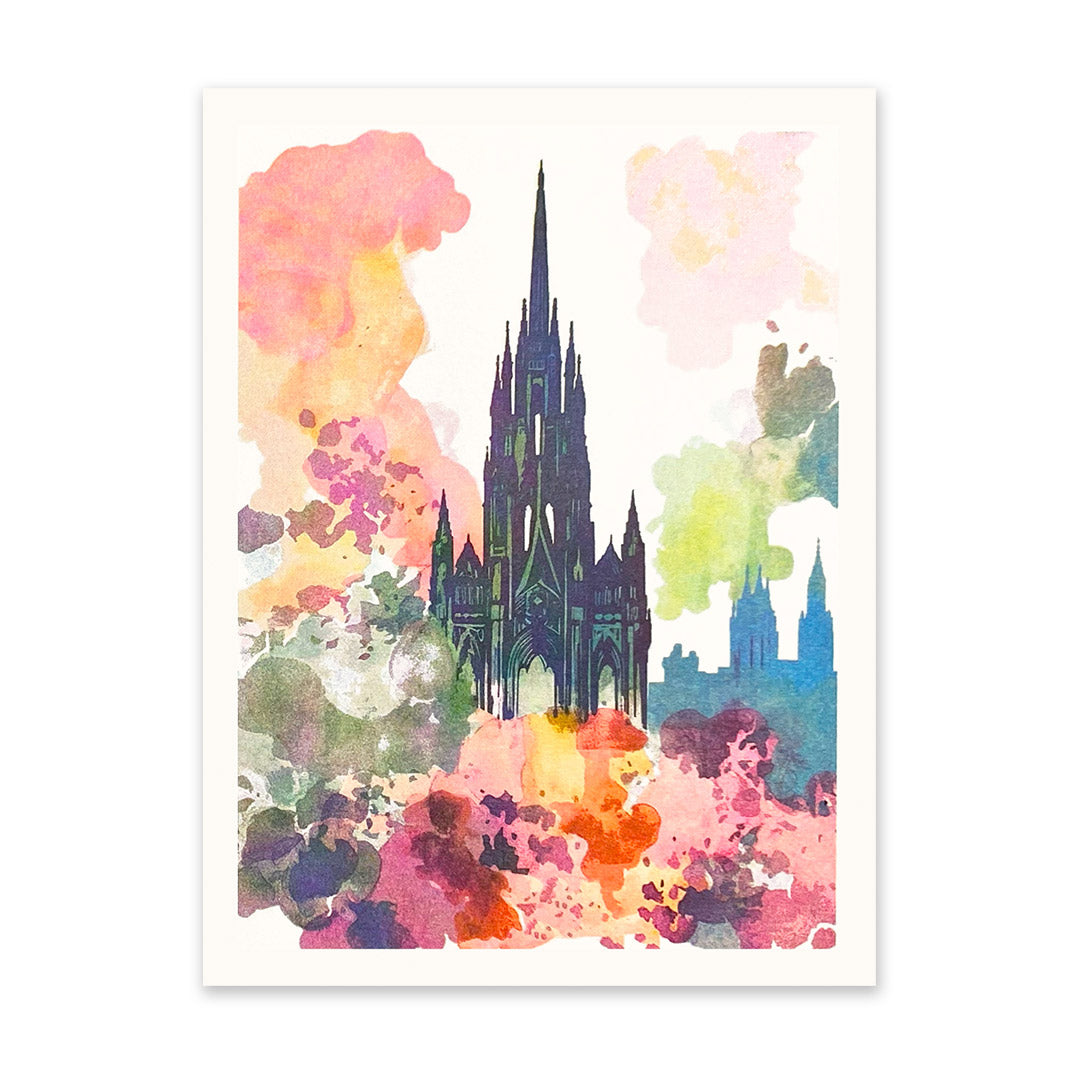 Scott Monument Riso Print (6x8) (11124)
