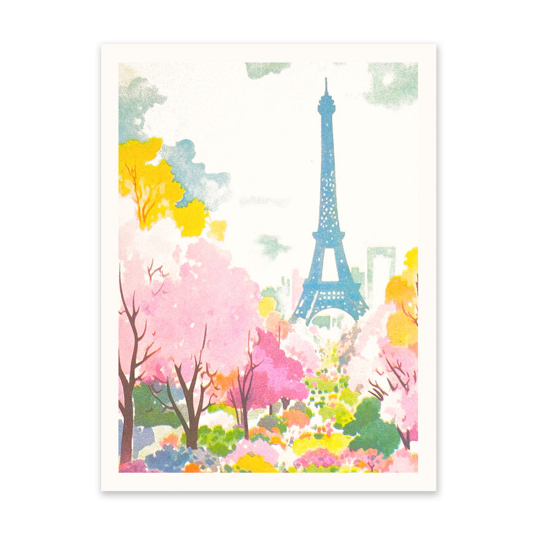 Paris 4 Riso Print (8x6)(11180)
