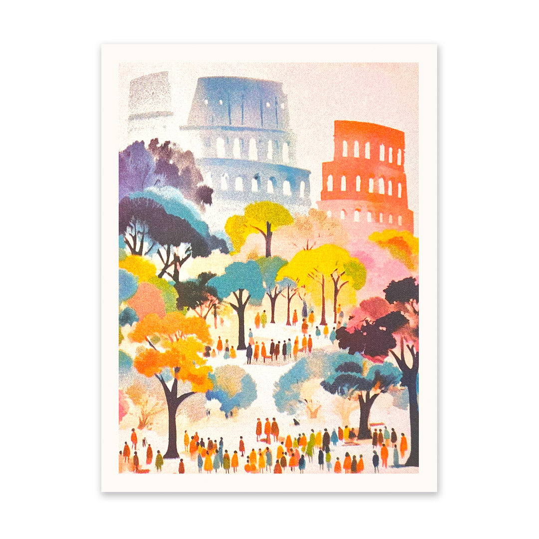 Rome 2 Riso Print (8x6)(11200)