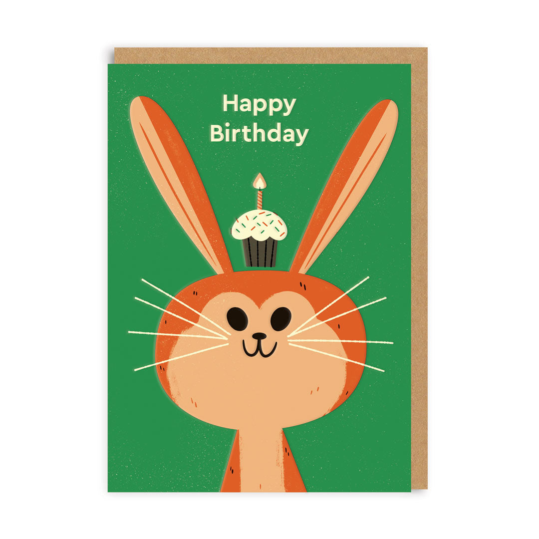 Birthday Rabbit Greeting Card