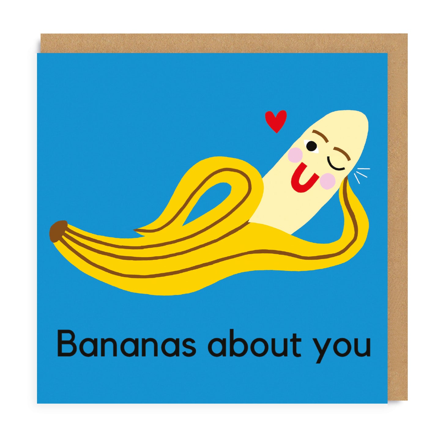 Bananas About You Valentine's Card