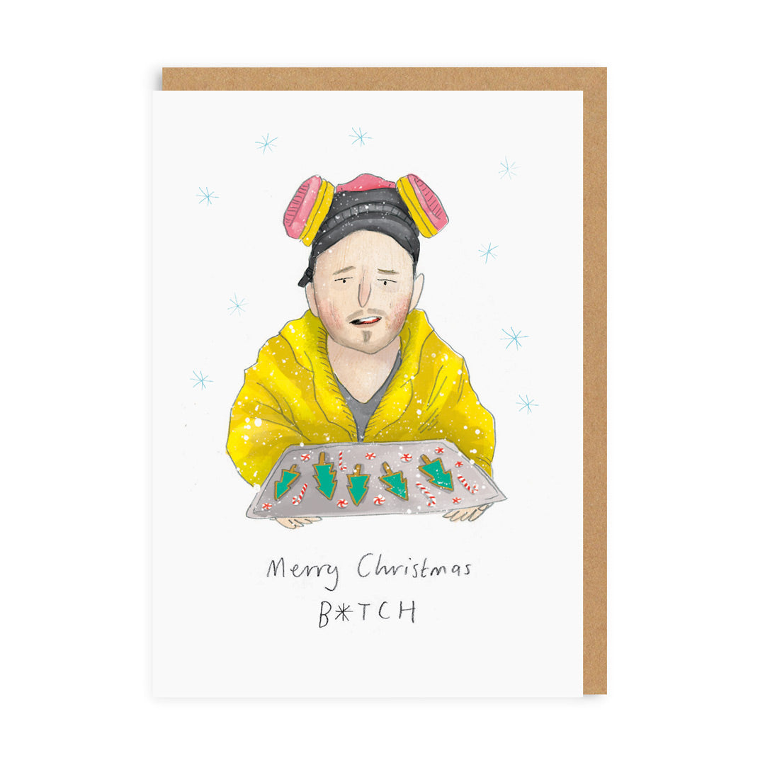 Merry Christmas B*tch Greeting Card