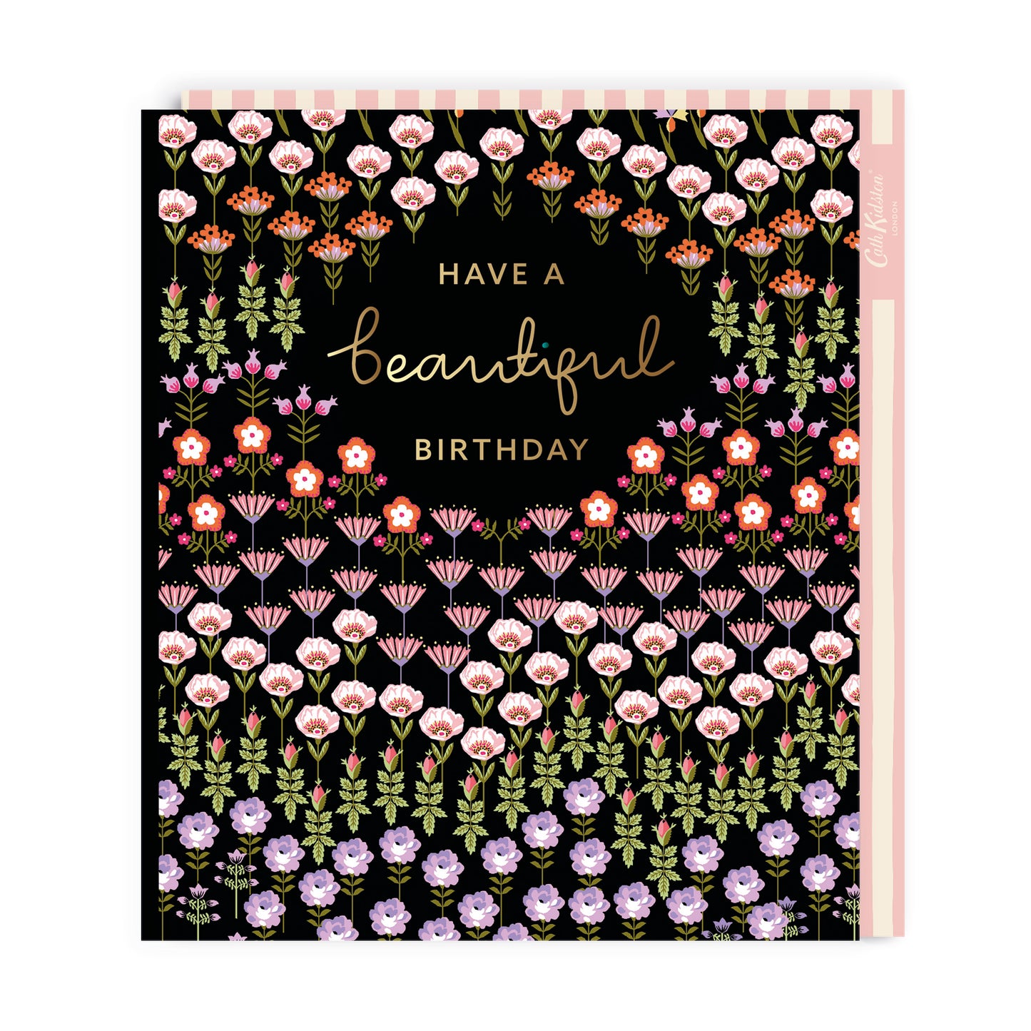 Cath Kidston Dark Ditsy Large Birthday Greeting Card Card