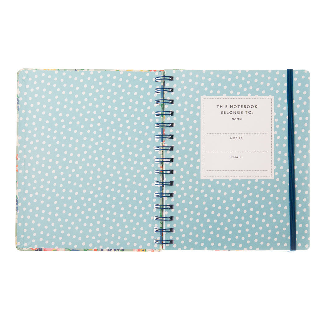 Cath Kidston Autumn Bright Floral Wiro Notebook